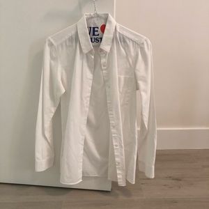 Demylee for J. Crew size S white shirt